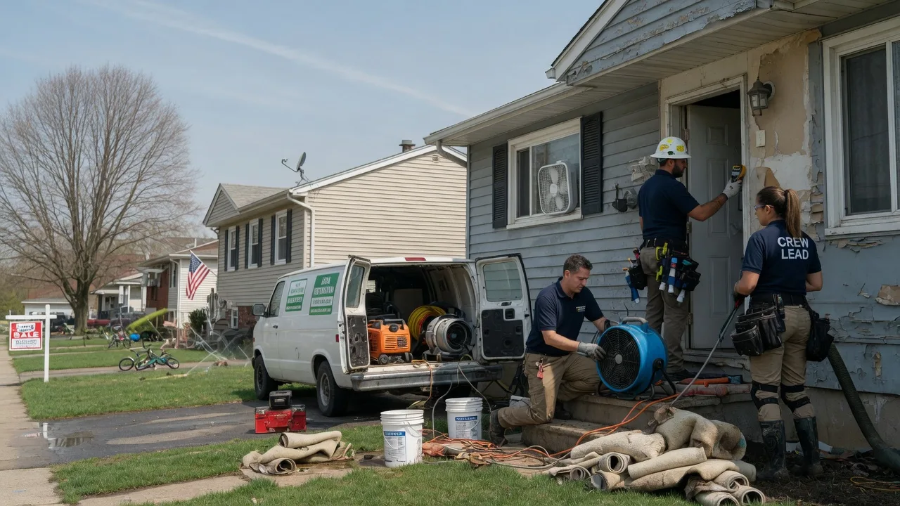 Flood Cleanup in South Pekin, IL near me