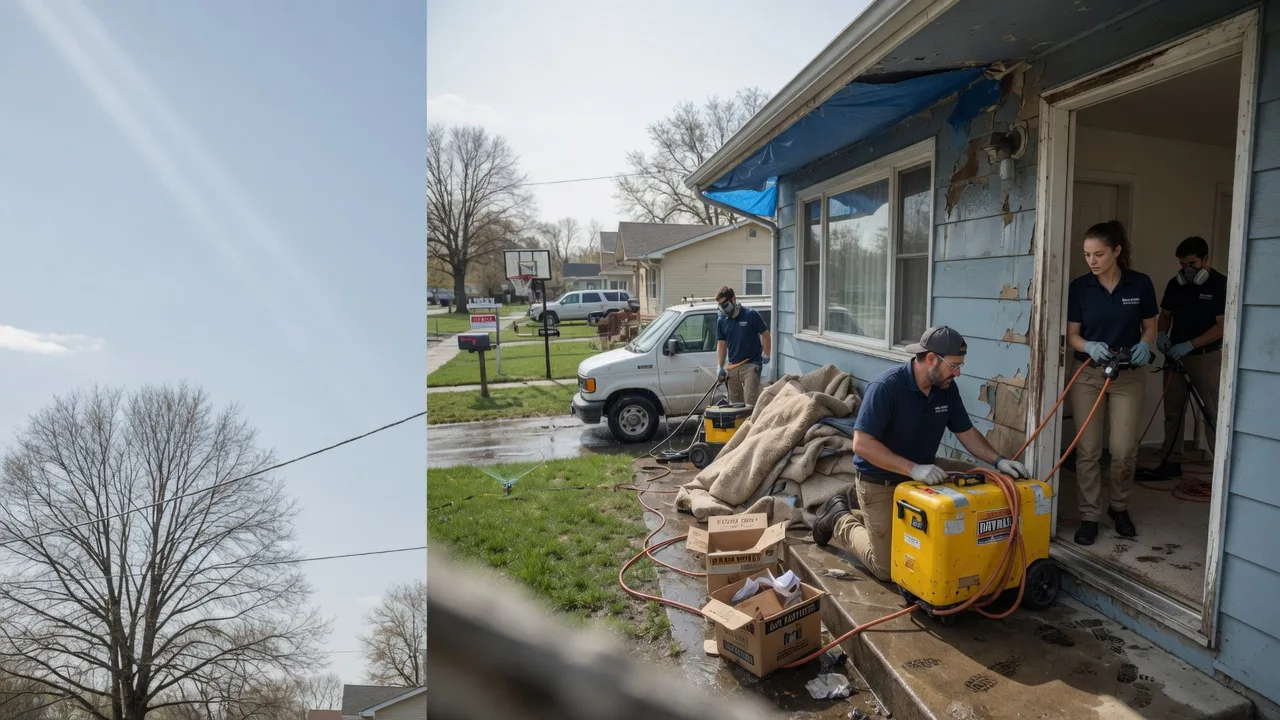 Basement Flood Cleanup in South Pekin, IL near me